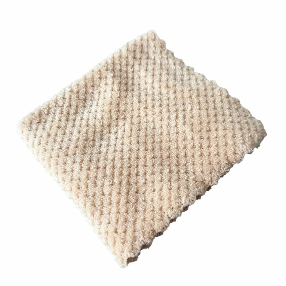 Textured Neutral Tan Washcloth